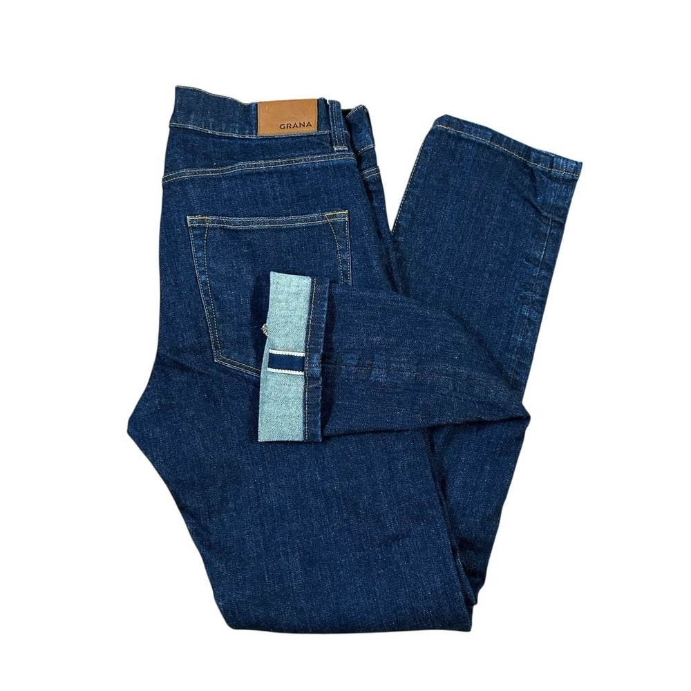 Grana Japanese Denim Slim Selvedge Jeans FITS 30x31 Mens‎